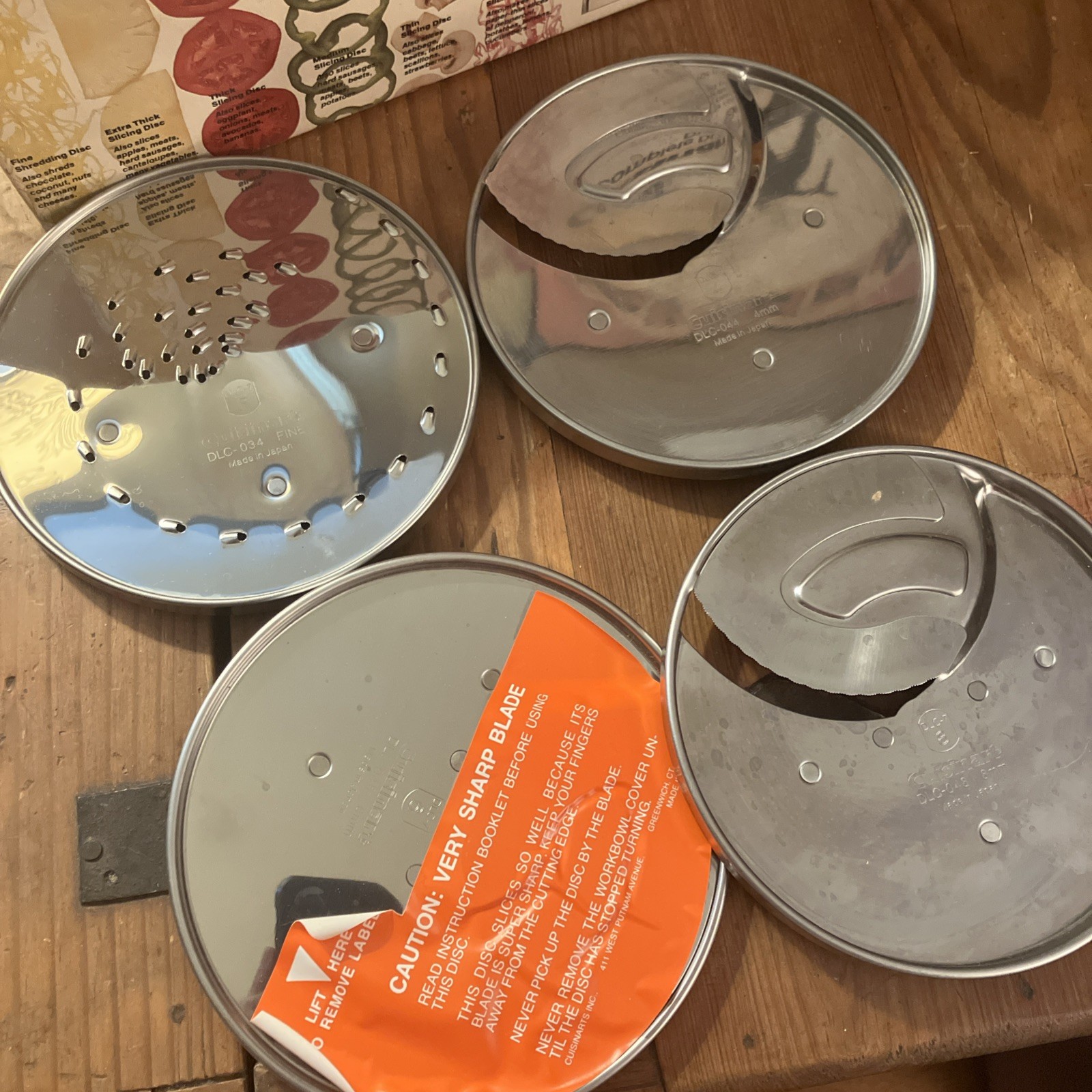 Cuisinart DLC‑7 Series Disc Blade Lot (New And Used)