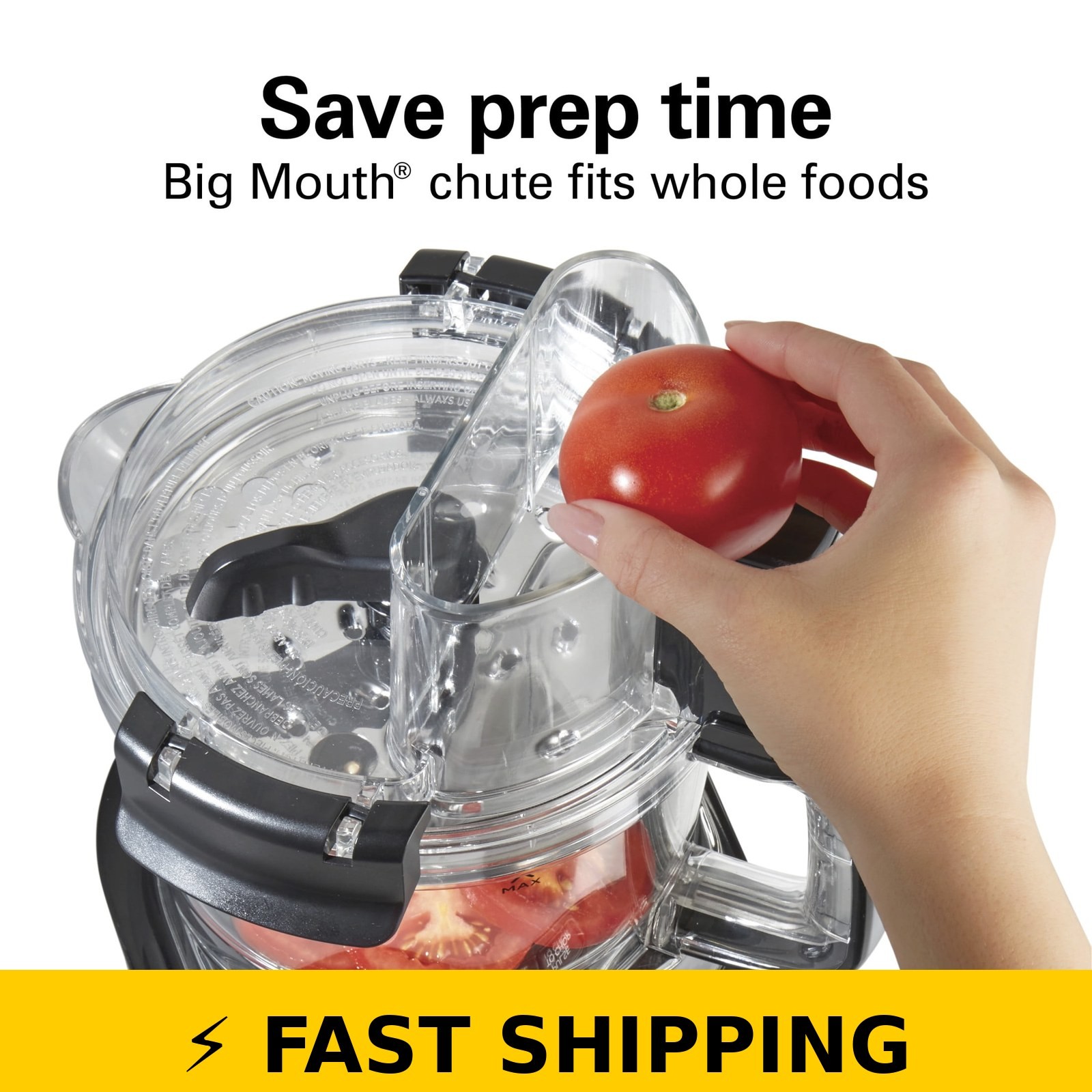 Hamilton Beach 10 Cup Food Processor – Black