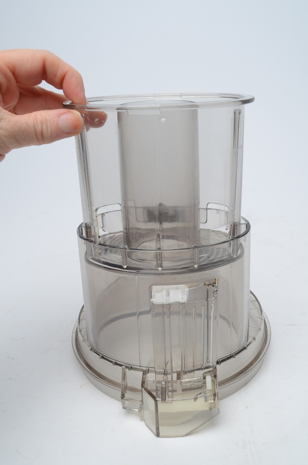 Cuisinart DLC-8 DLC-8M Food Processor Lid w Feed Chute Replacement Part Cracked