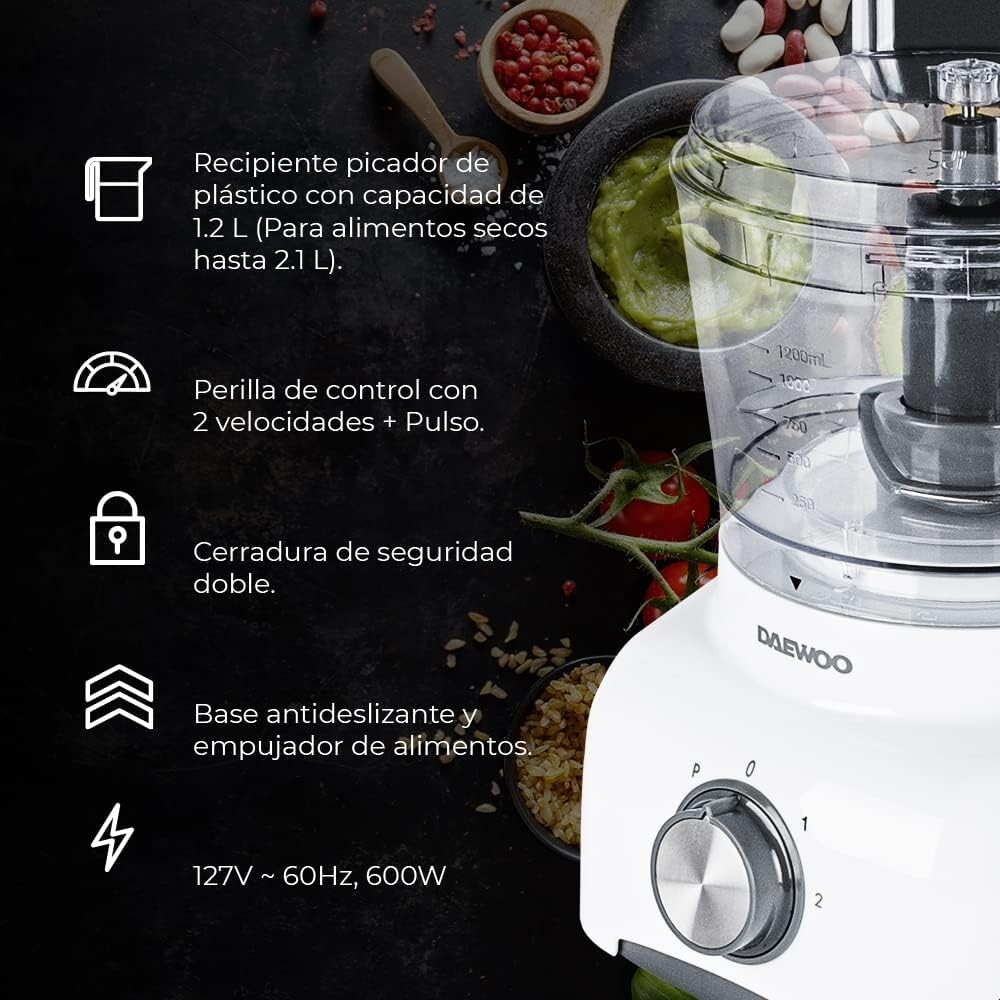 Daewoo DHP732 220 Volt Food Processor 220V 240V For Export