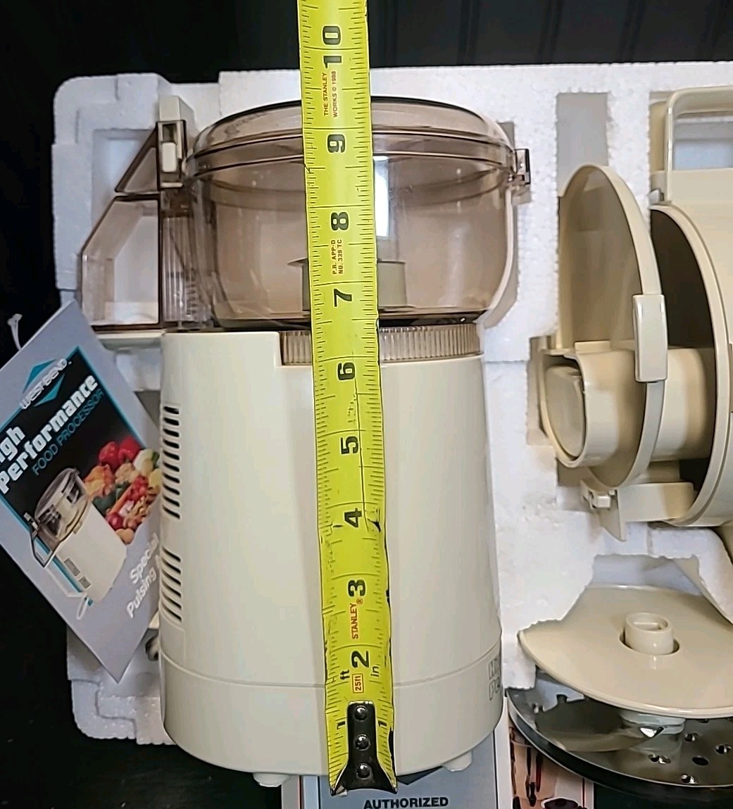 *Vintage* West Bend Food Processor 6500 Chopper Slicer High Performance Complete