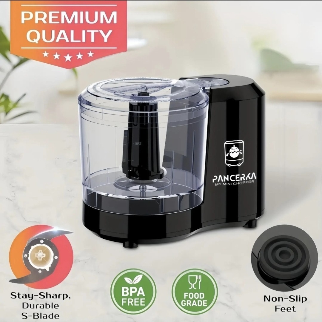 NEW 1.5 Cup/12oz Electric Food Chopper for Dicing Kitchen