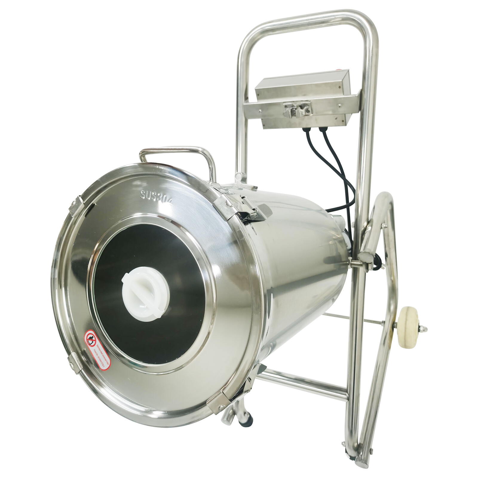 110V 32L Commercial Vegetables Fruits Ginger Garlic Crusher with Tiltable Bowl