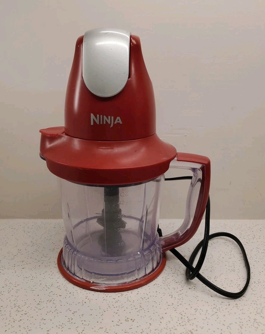 Ninja Storm Food Processor Blender QB751QCN 30 Red Works