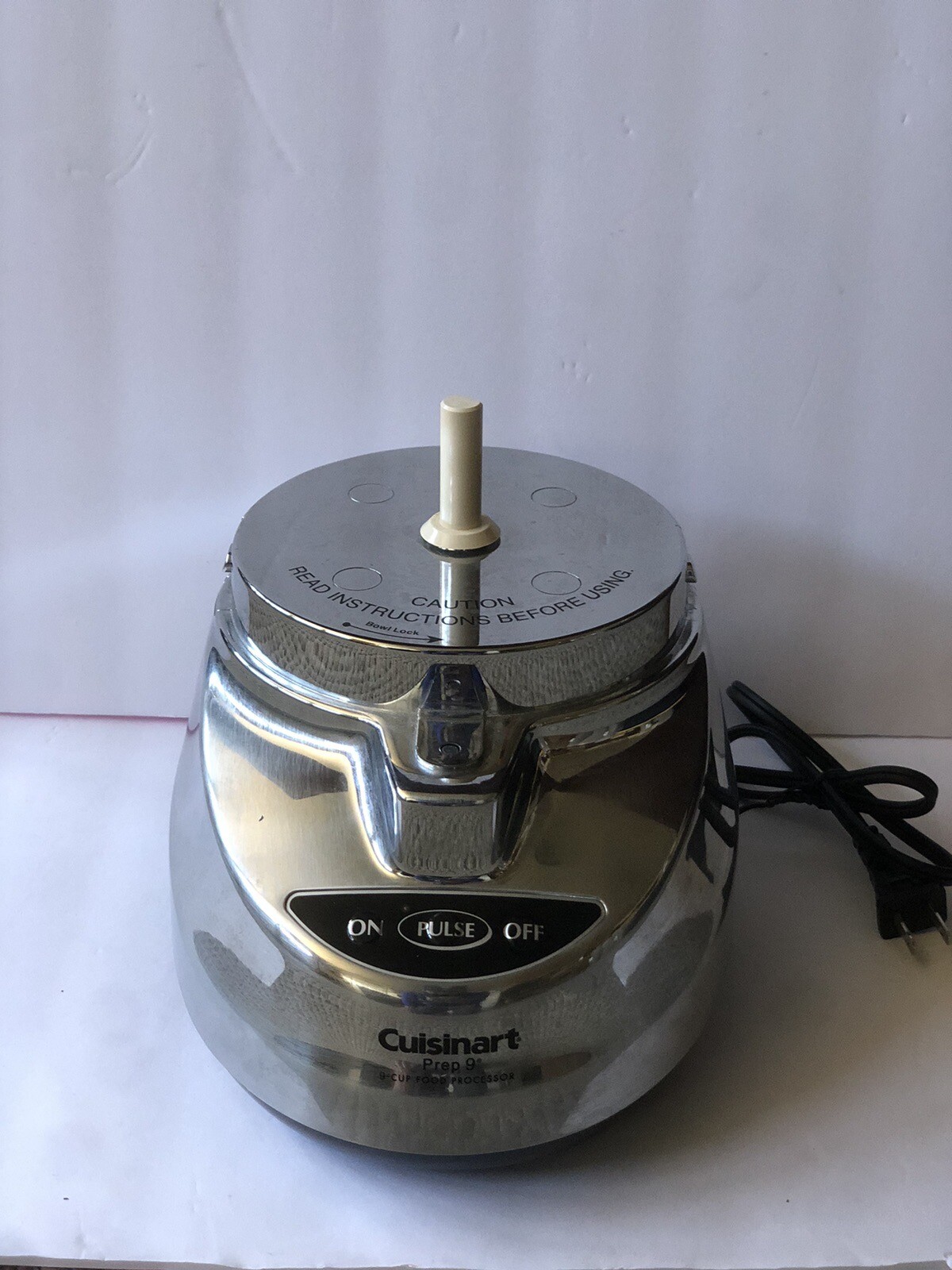 Cuisinart Prep Food Processor 9-Cup Brushed Stainless Finish, Base ONLY WORKS