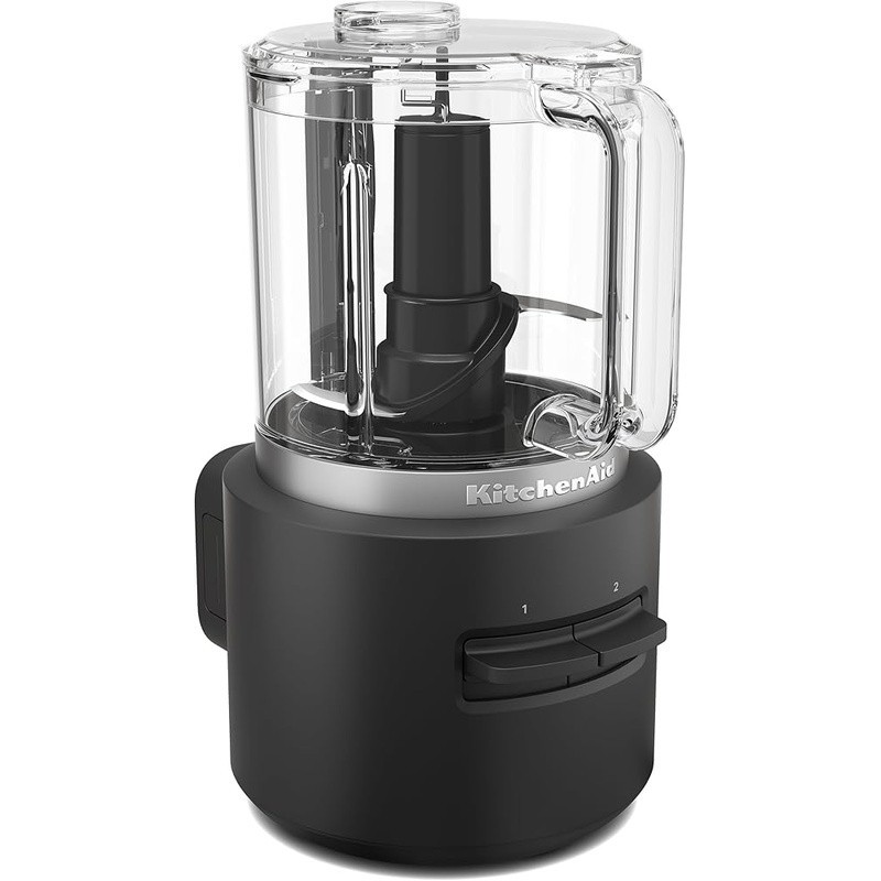 Cordless Food Processor 12V Battery 25min Runtime 2 Speed All-in-One Storage New