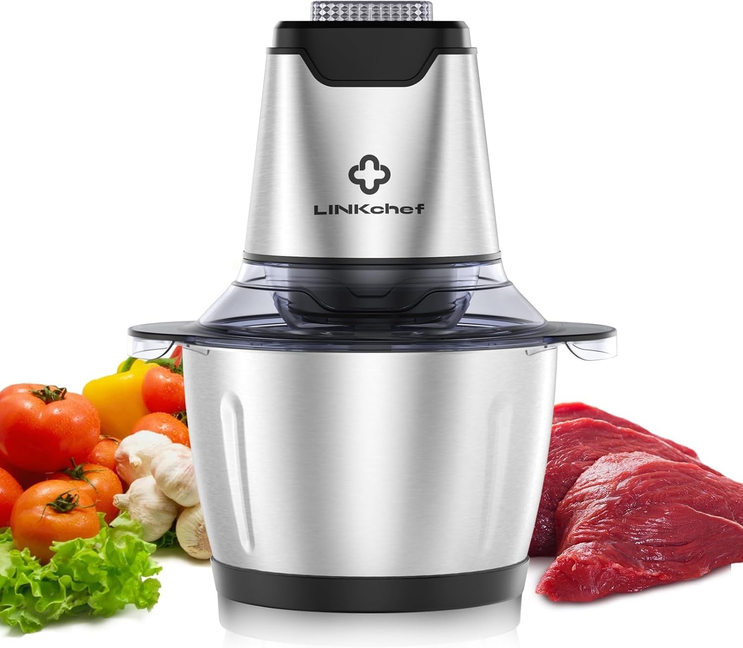 5 Cup Stainless Steel Food Processor – Quick & Versatile Chopper for Home Chefs