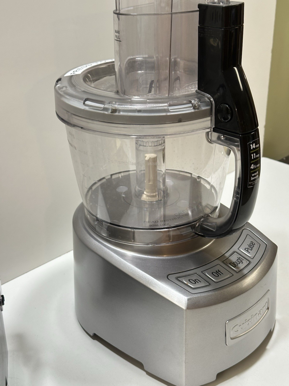 Cuisinart 14 Cup Food Processor FP-14DC Stainless w/ Attachments Tested