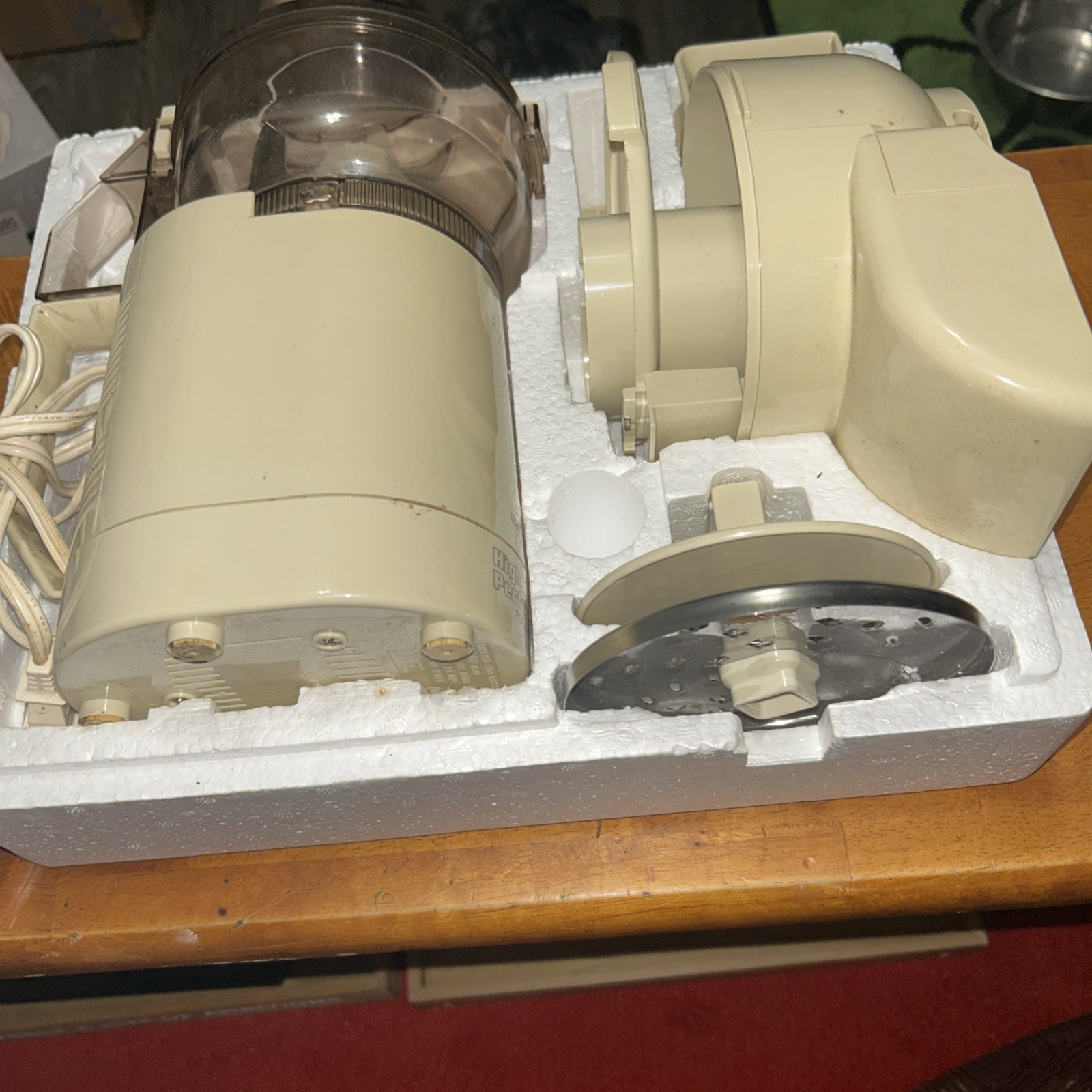 Vintage West Bend Food Processor 6500 Chopper Slicer High Performance 500W