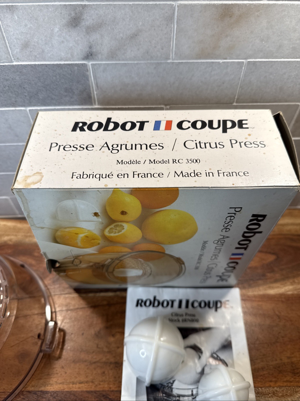 Robot Coupe RN-800 Citrus Press RC For 3500 Food Processor- read description