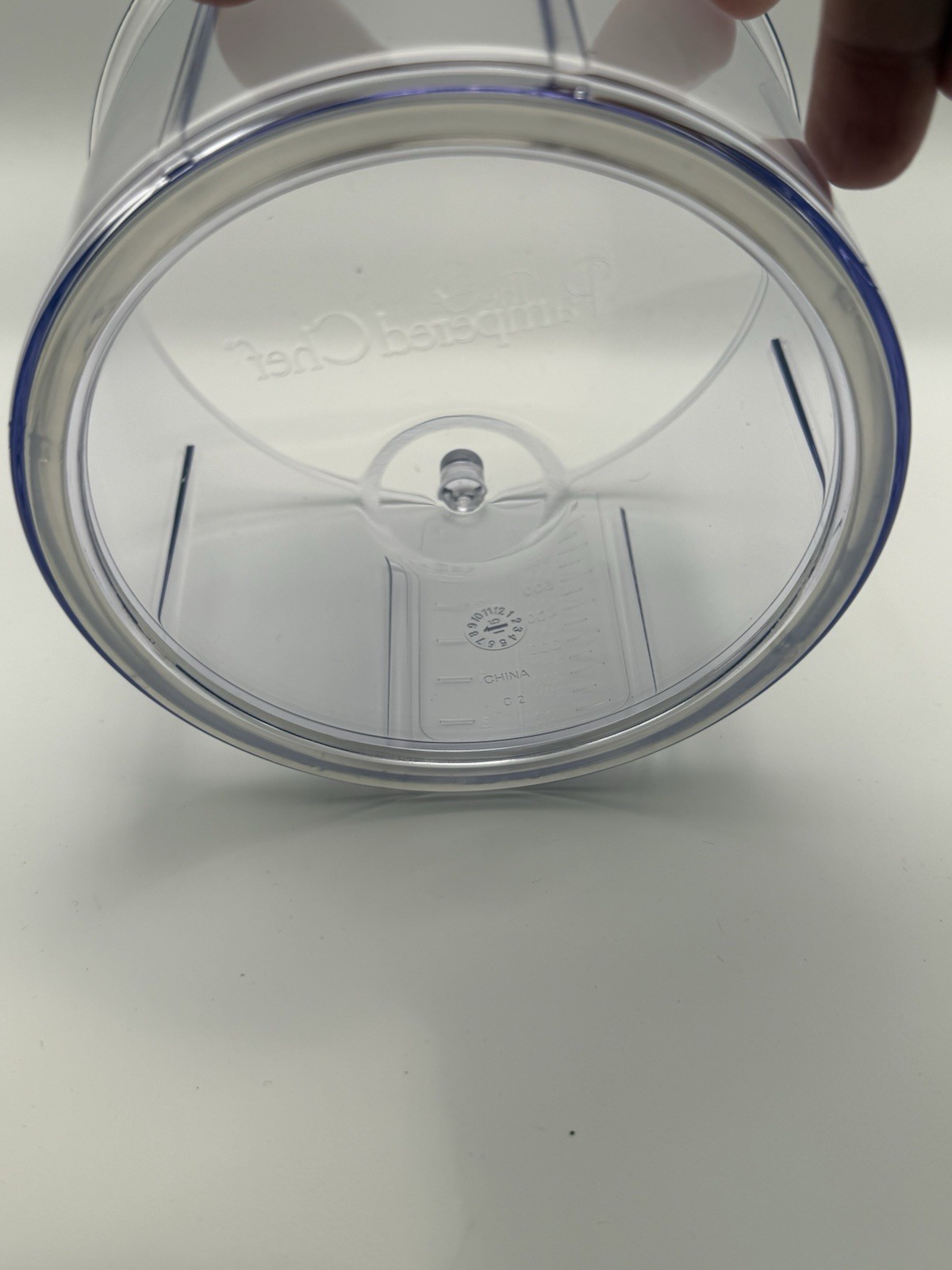 The Pampered Chef Manual Food Processor Bowl #2589 Replacement Clear Bowl W/ Lid