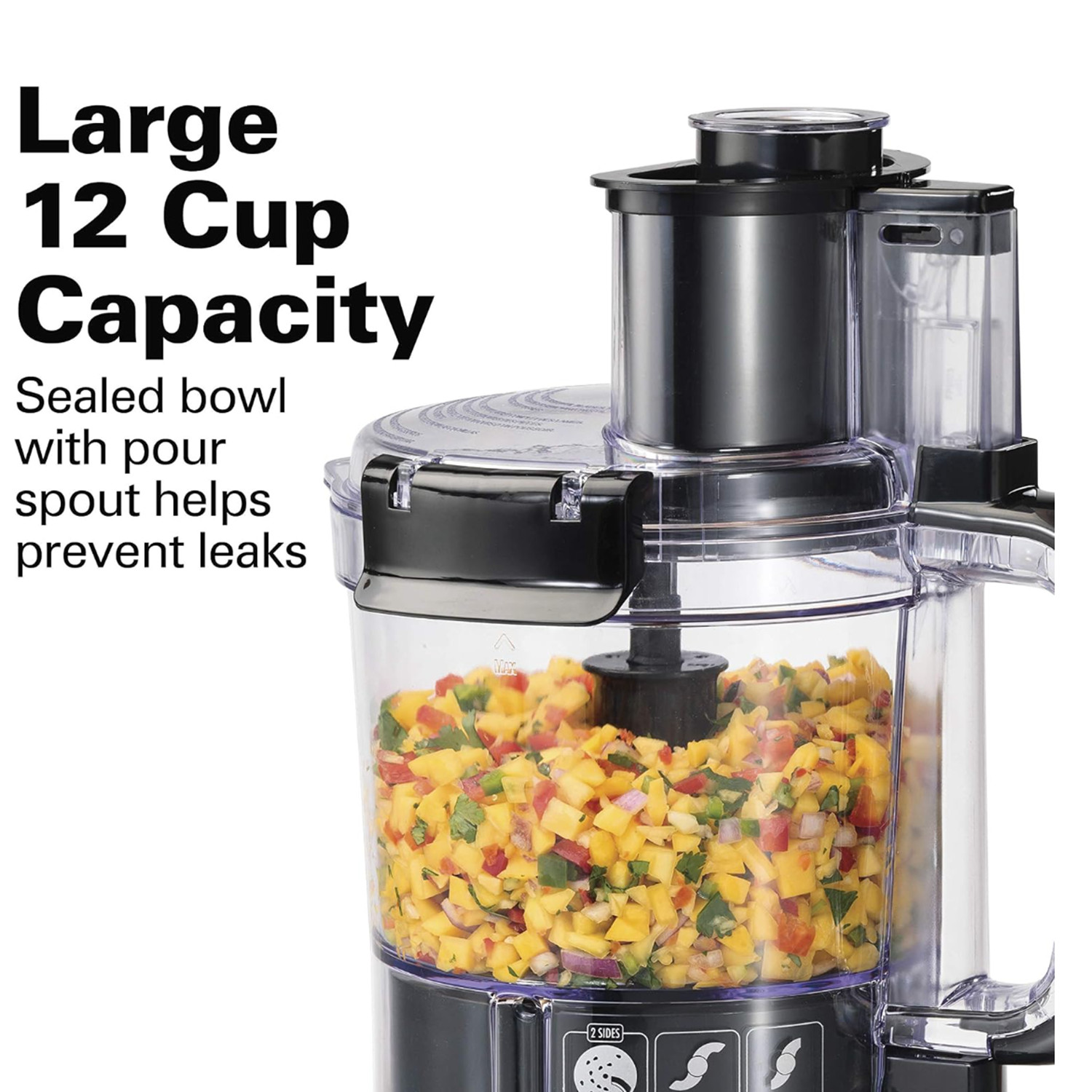 Hamilton Beach 12 Cup Stack and Snap Food Processor – R70727