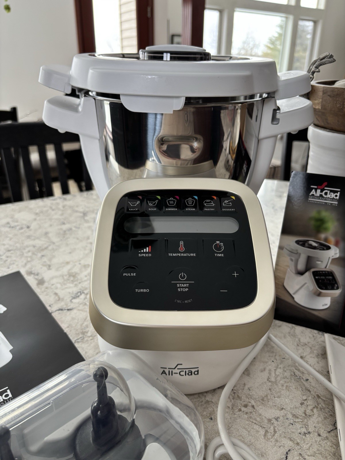 All-Clad Prep&Cook Cooking Food Processor HP5031 White