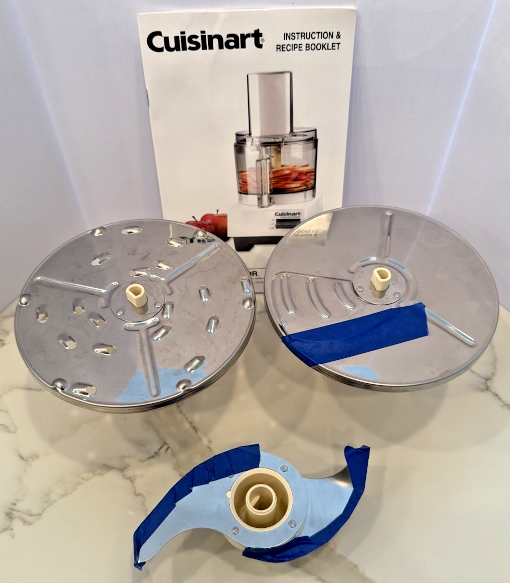 Cuisinart 7 Cup Food Processor Model DLC-5BC Brushed Chrome Excellent Condition
