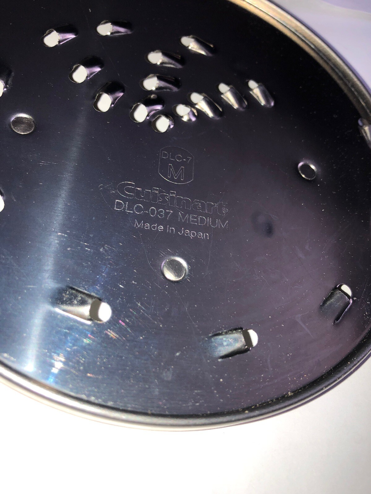 Cuisinart DLC-7 Food Processor Slicing Disc Blade Replacement DLC 037 Medium