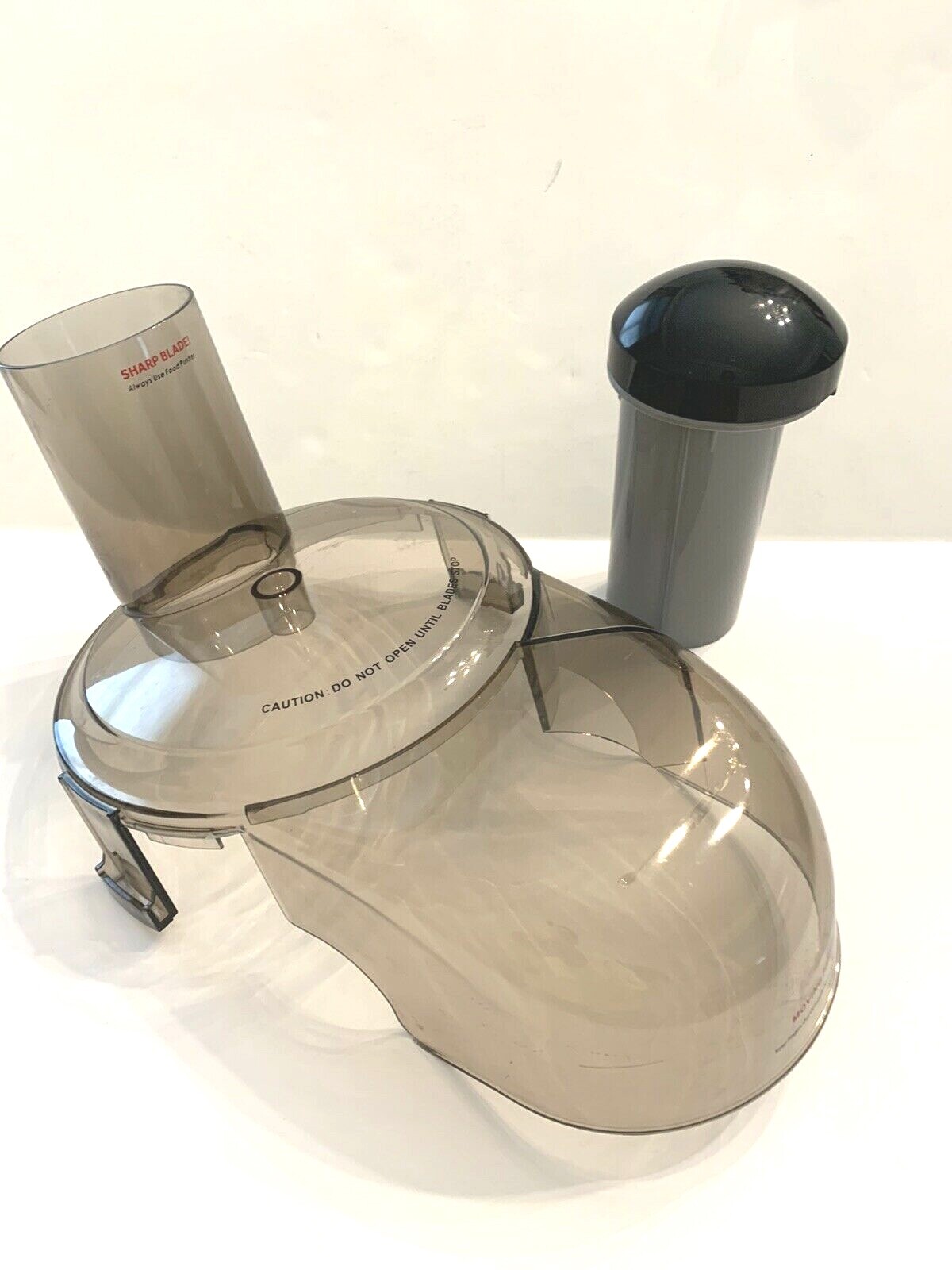 Bullet Express BE-110C Replacement Meal Mixer Bowl Cover/Lid & Pusher