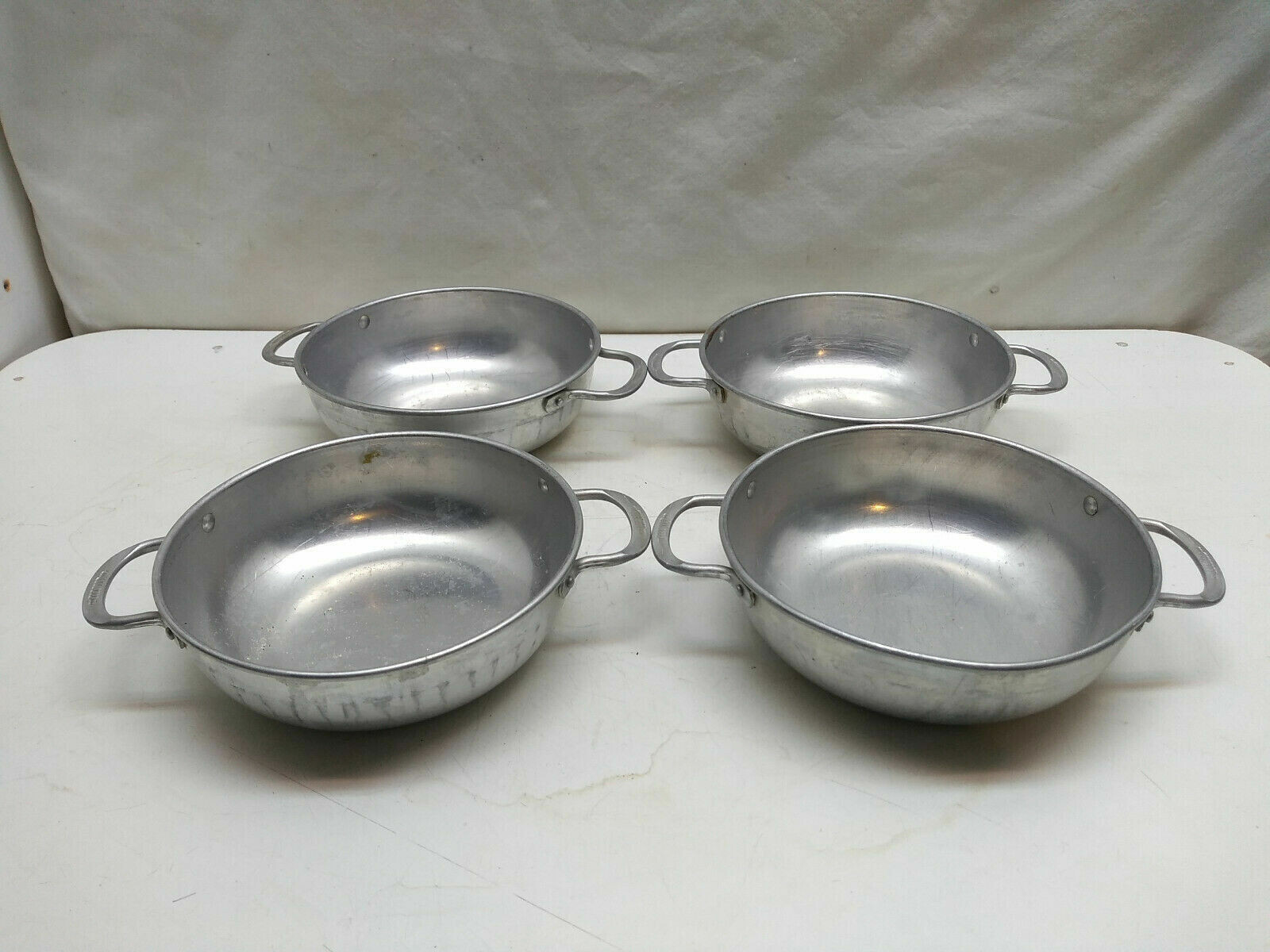 Aluminum Au Gratin Camping Play Set Mini Micro Baking Pans Bowls Portion