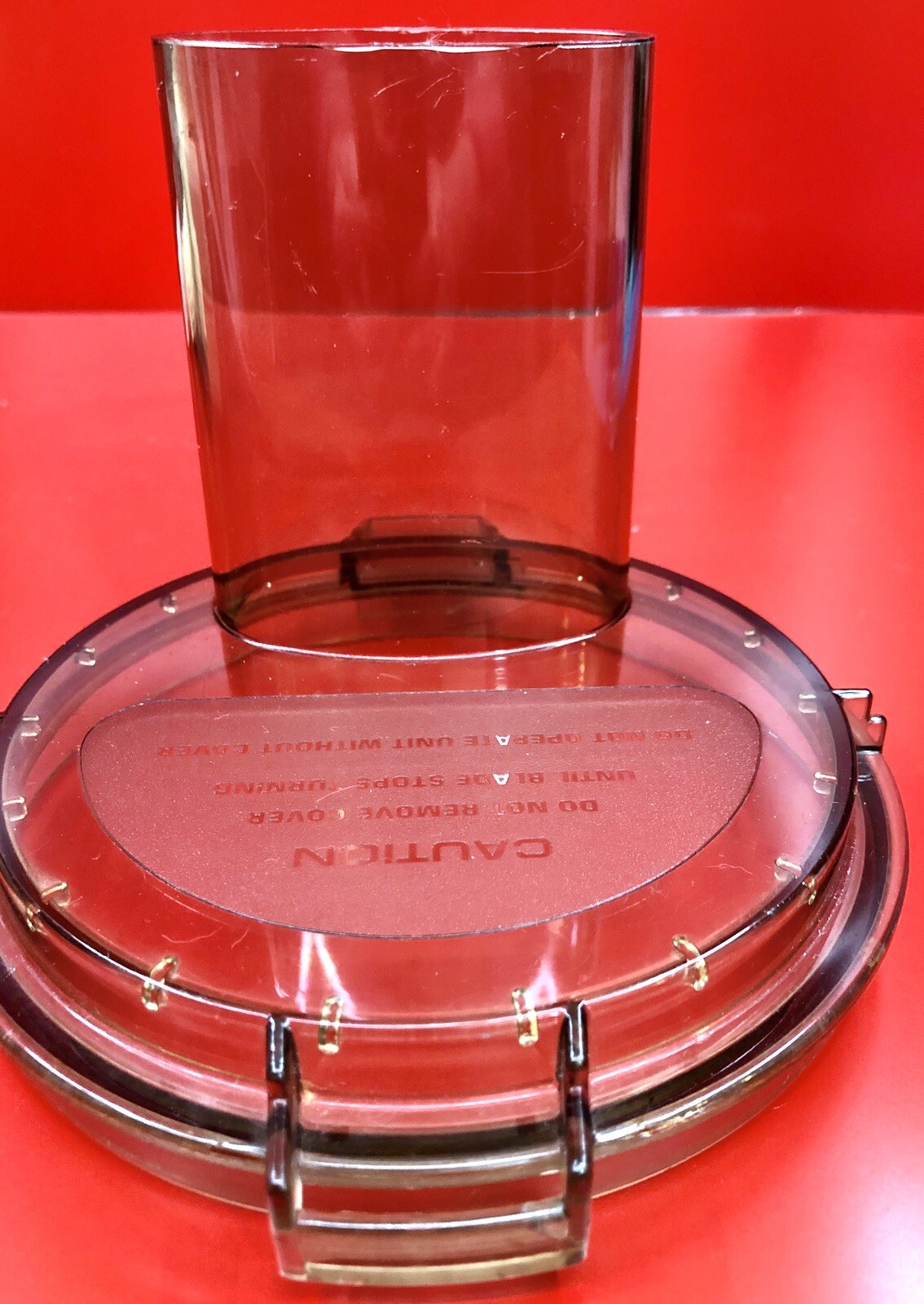 Sunbeam Vista Food Processor Lid Cover & Feed Tube ONLY 714-38 14-1A