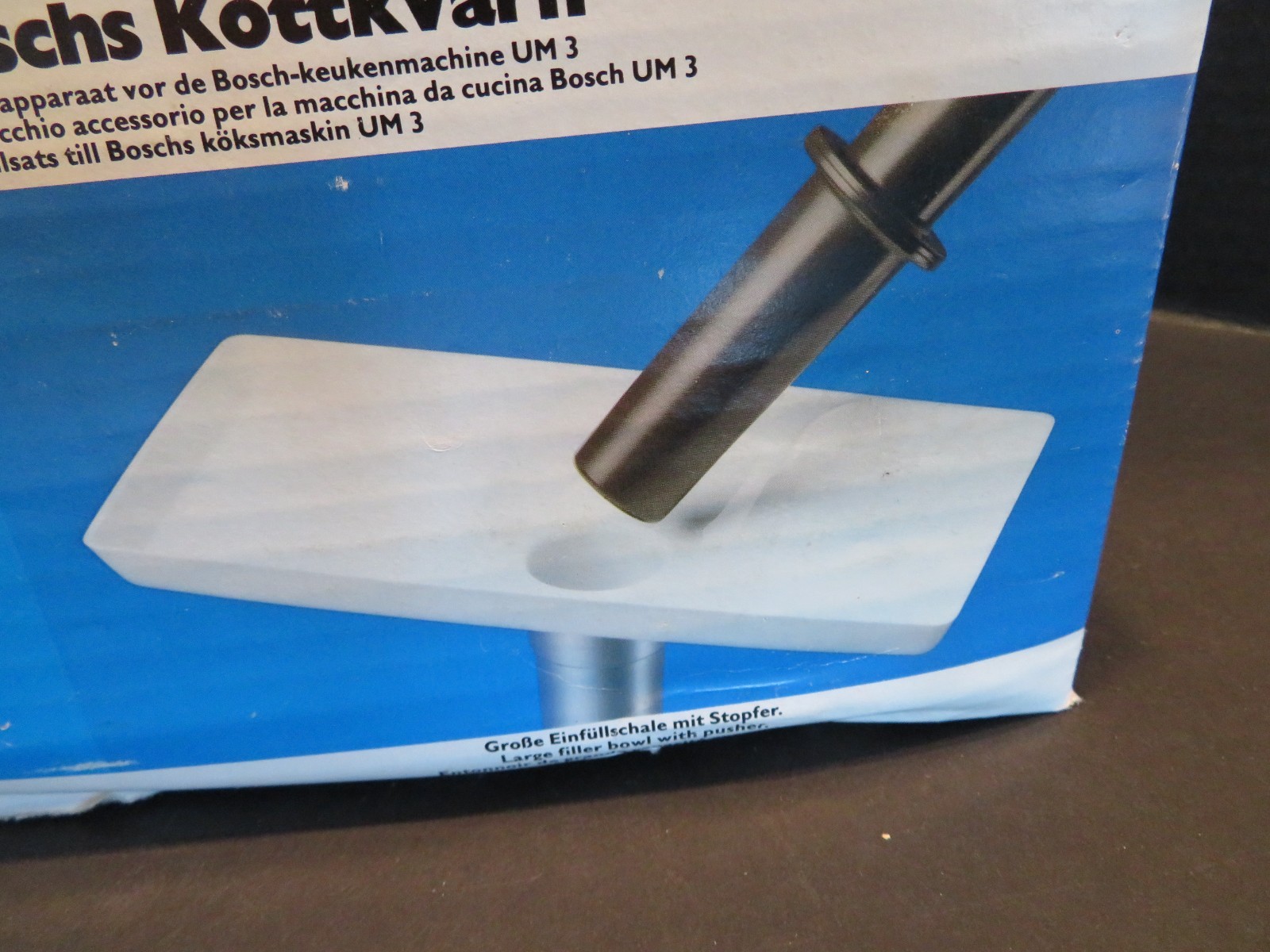 Bosch Mincer Attachment for Bosch Food Processor UM3 – Missing Pusher –
