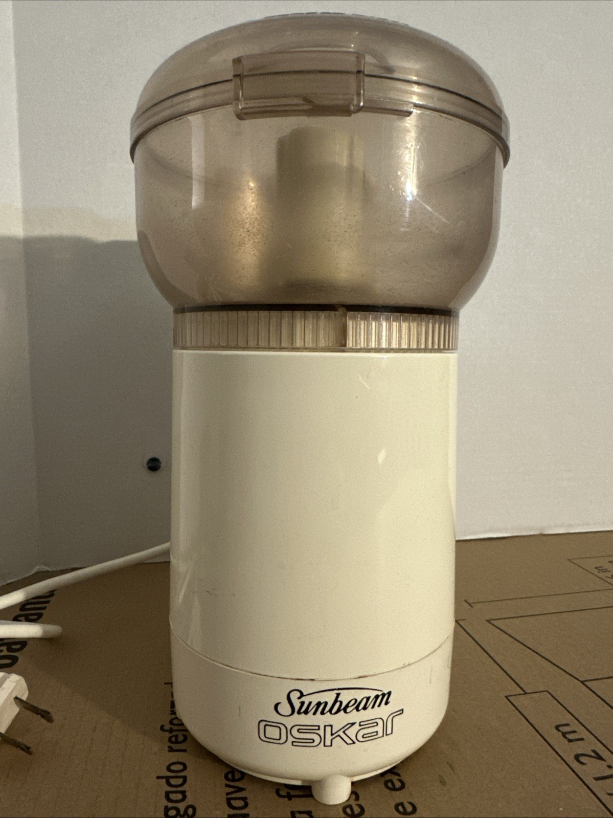 Sunbeam Oskar Food Processor One Cup 14081 Tested Works VTG Blend, Chop, Grind
