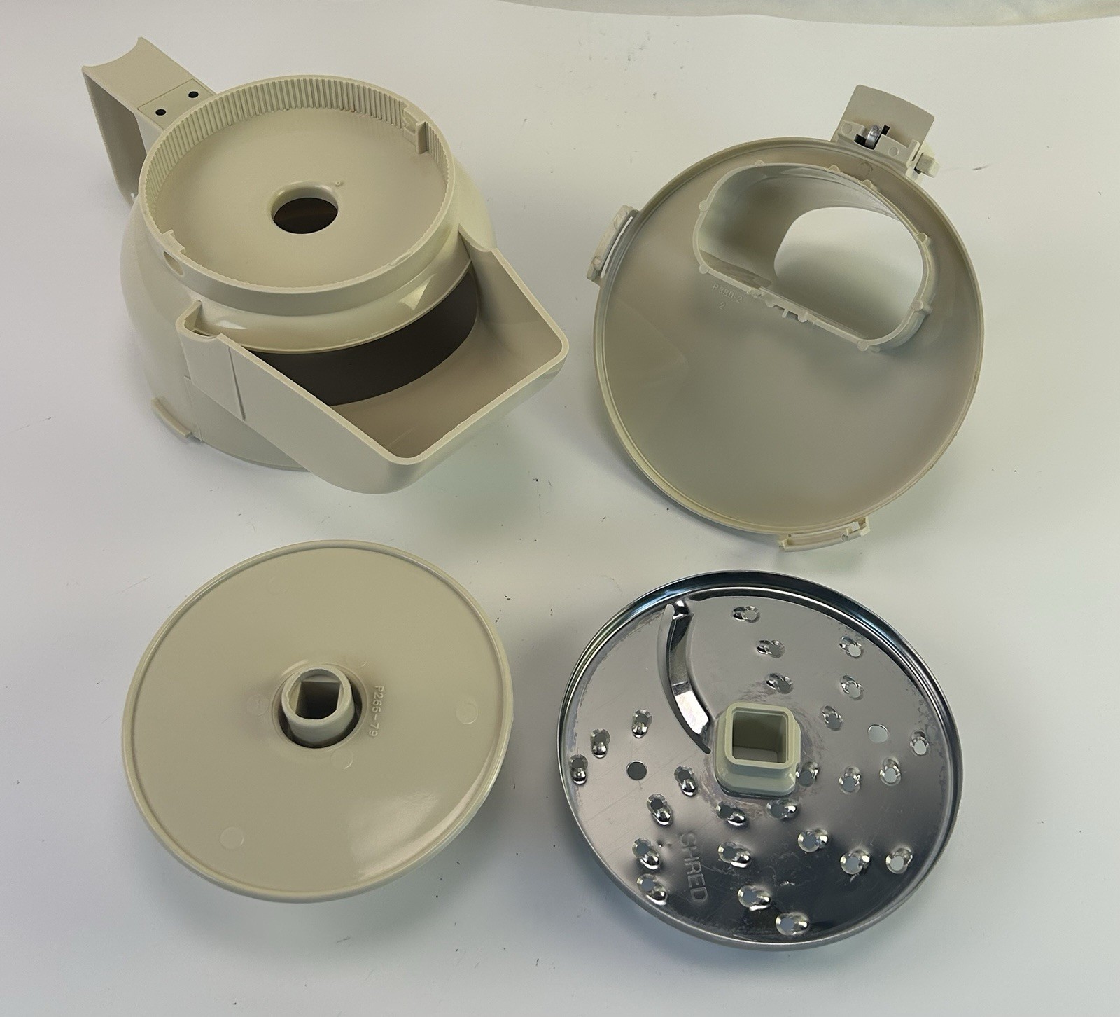 West Bend Food Processor 6500 OEM Slicer Shredder Blade, Lid, Bowl – NO PUSHER