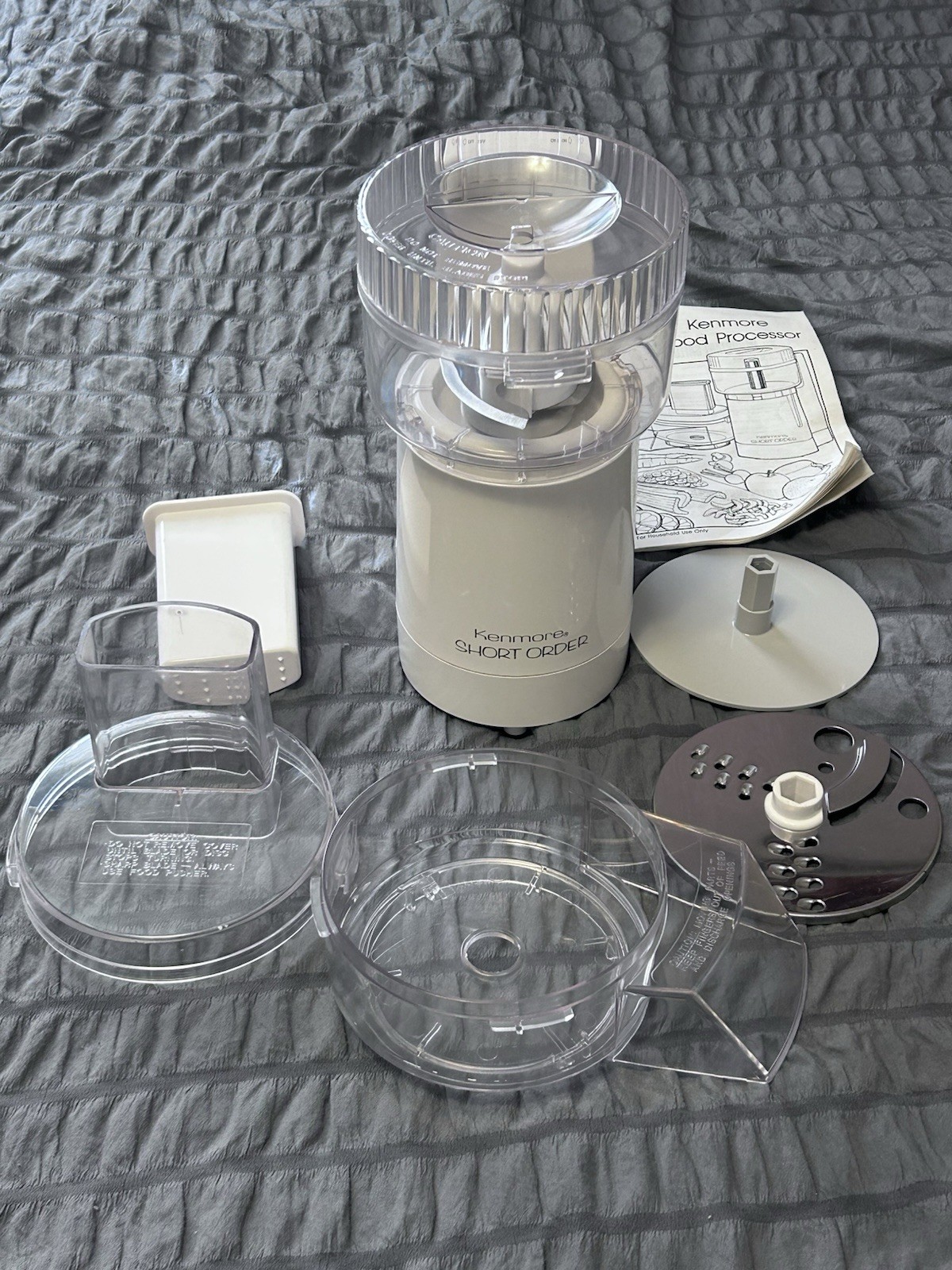 VTG Sears Roebuck & Co. Electric Kenmore Short Order Food Processor 400.69670