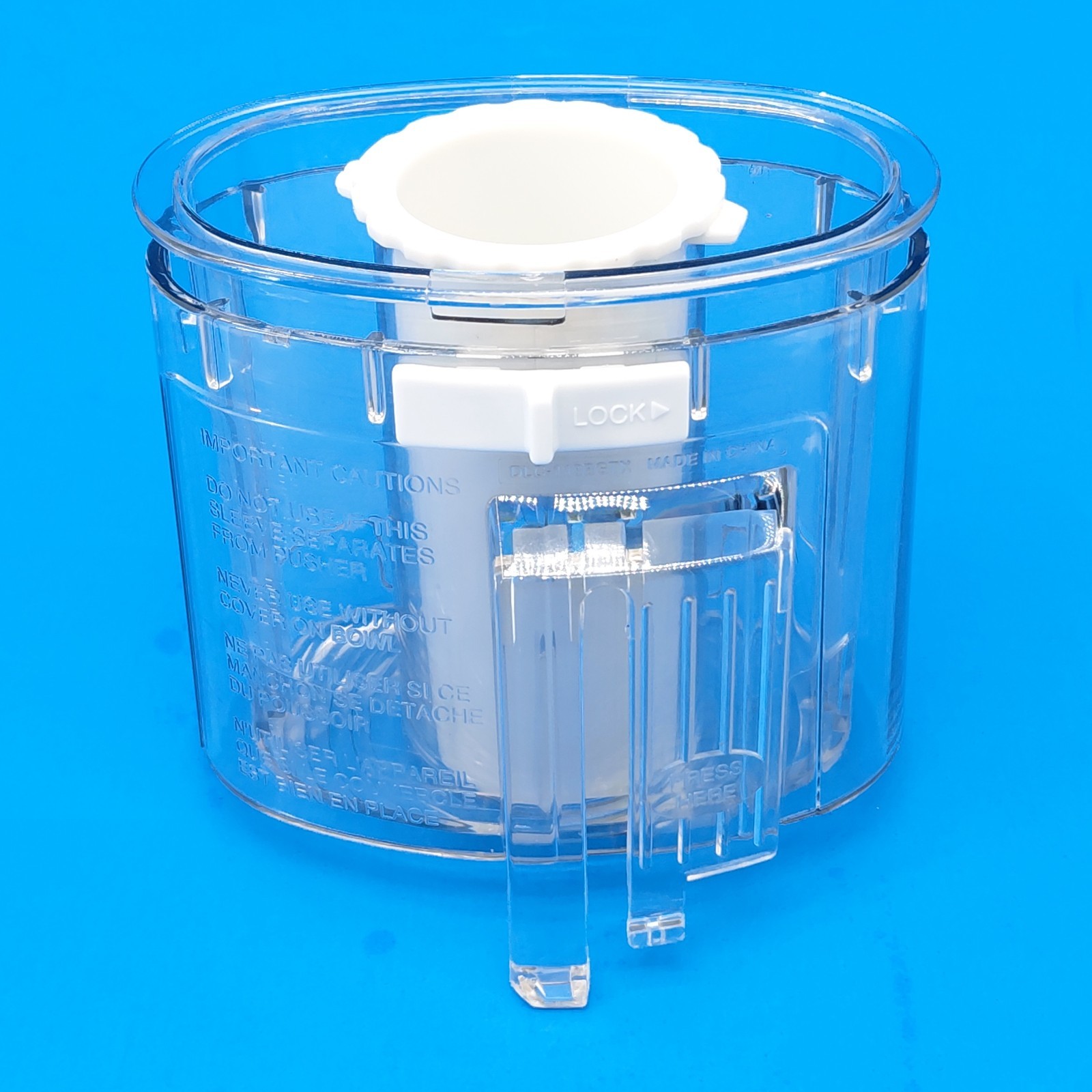 Cuisinart Pro Classic DLC-10 DLC-118BGTX 7 Cup Lid + Chute J2 Excellent Cond