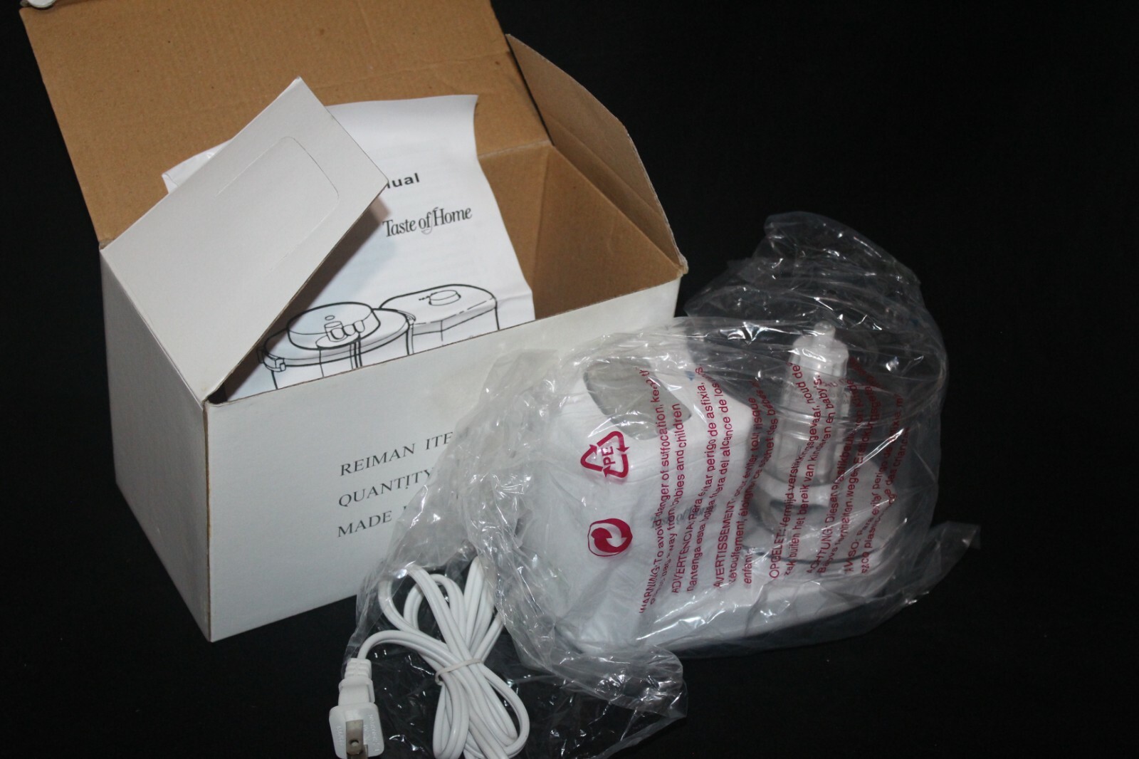 Mini Food Chopper Taste Of Home Electric Model M-1 120v 75w