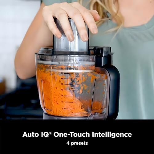 Ninja 1000 Peak Watt 9 Cup Food Processor with Auto iQ Technology Silver