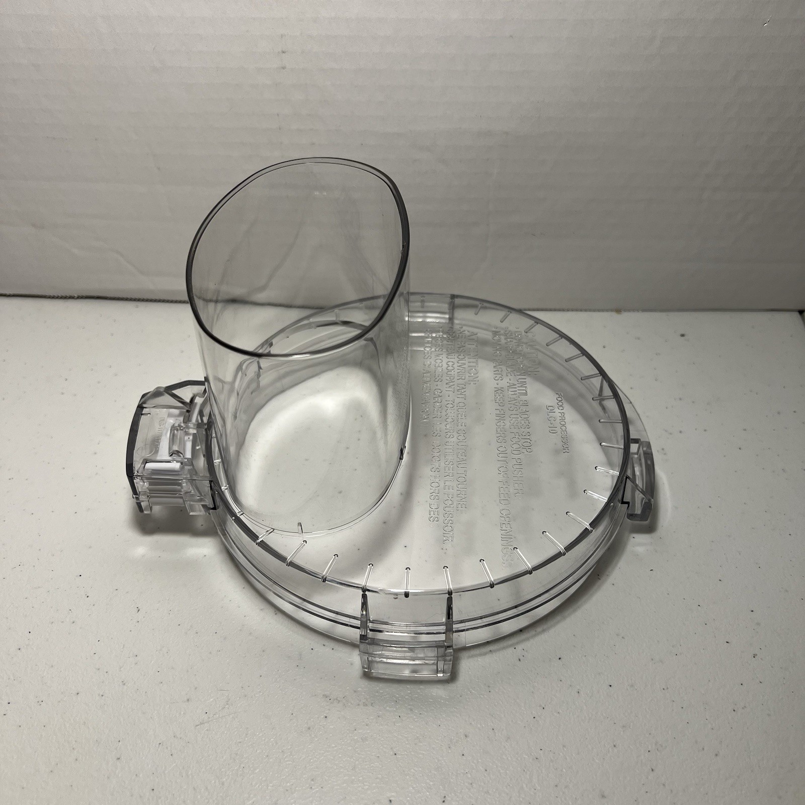 REPLACEMENT CUISINART DLC117BGTXT1 7-CUP COVER LID 4 LOCKING TABS DLC-10 SERIES