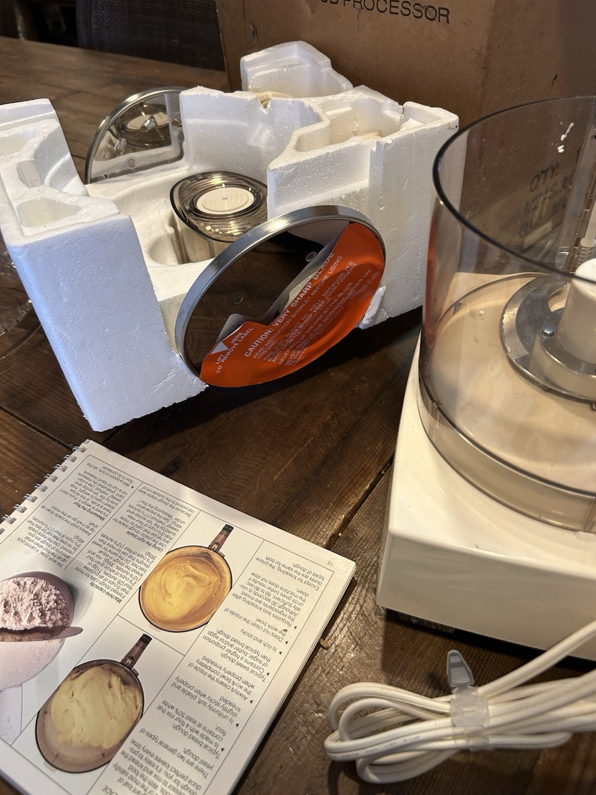Vintage Cusinart Food Processor DLC-10Plus New Old Stock