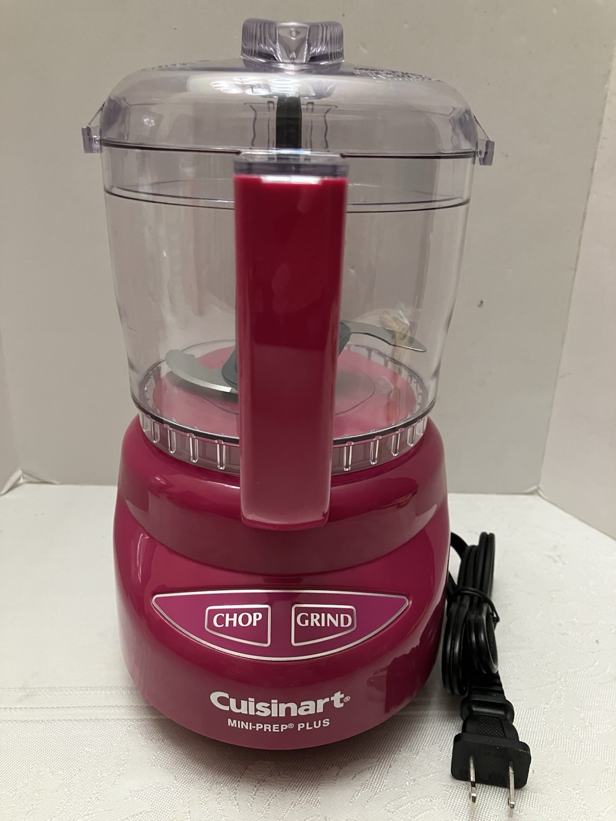 Cuisinart DLC-4A Mini-Prep Plus 3 Cup Food Processor Chopper Hot Pink DLC-2AWBC