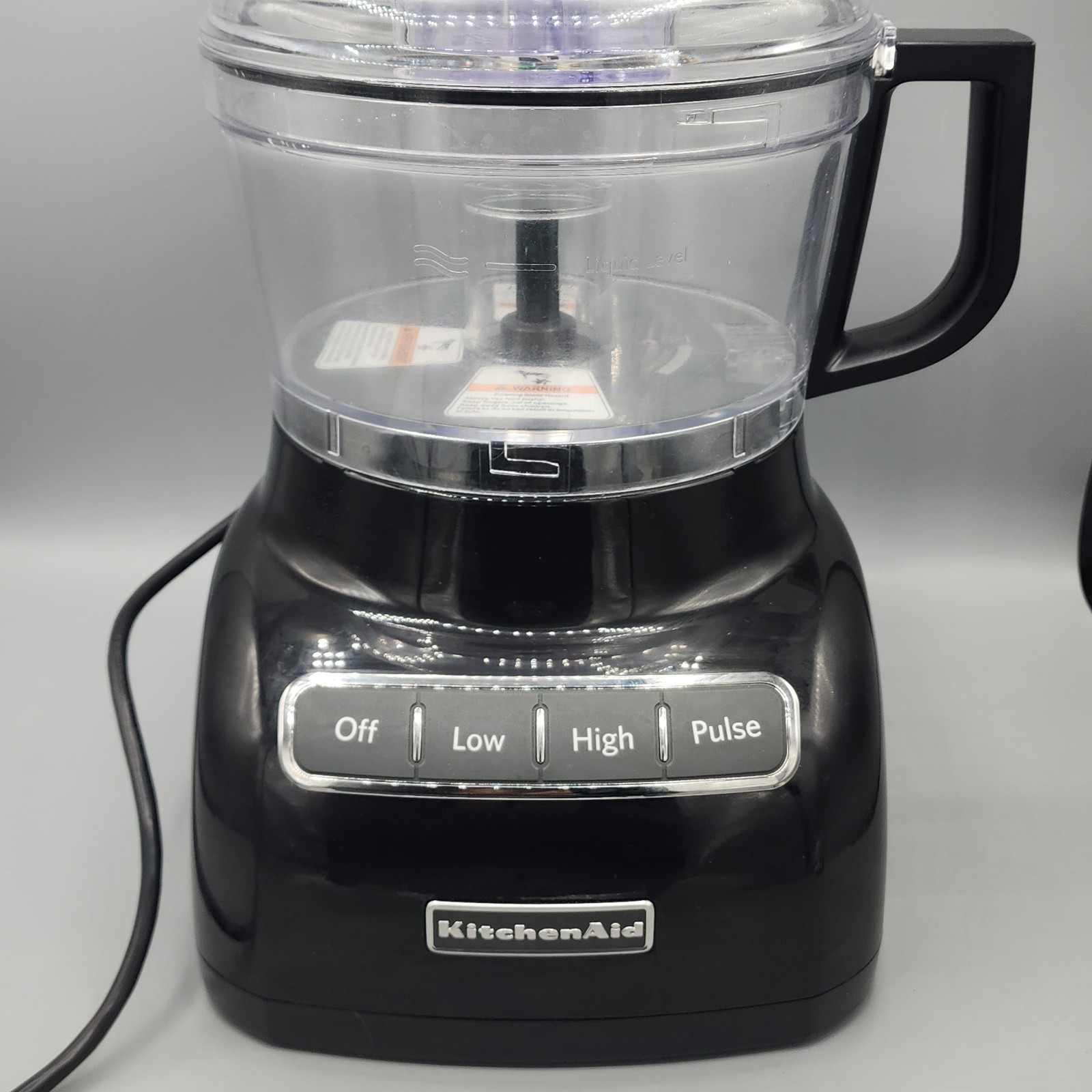 Kitchen Aid 7 Cup Food Processor Model KFPO7110O Base Bowl & Plunger Tested