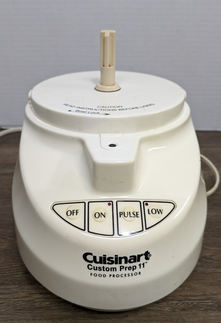 Cuisinart Prep 11 Plus Food Processor Motor Base Only EV-11PC6 White – Tested