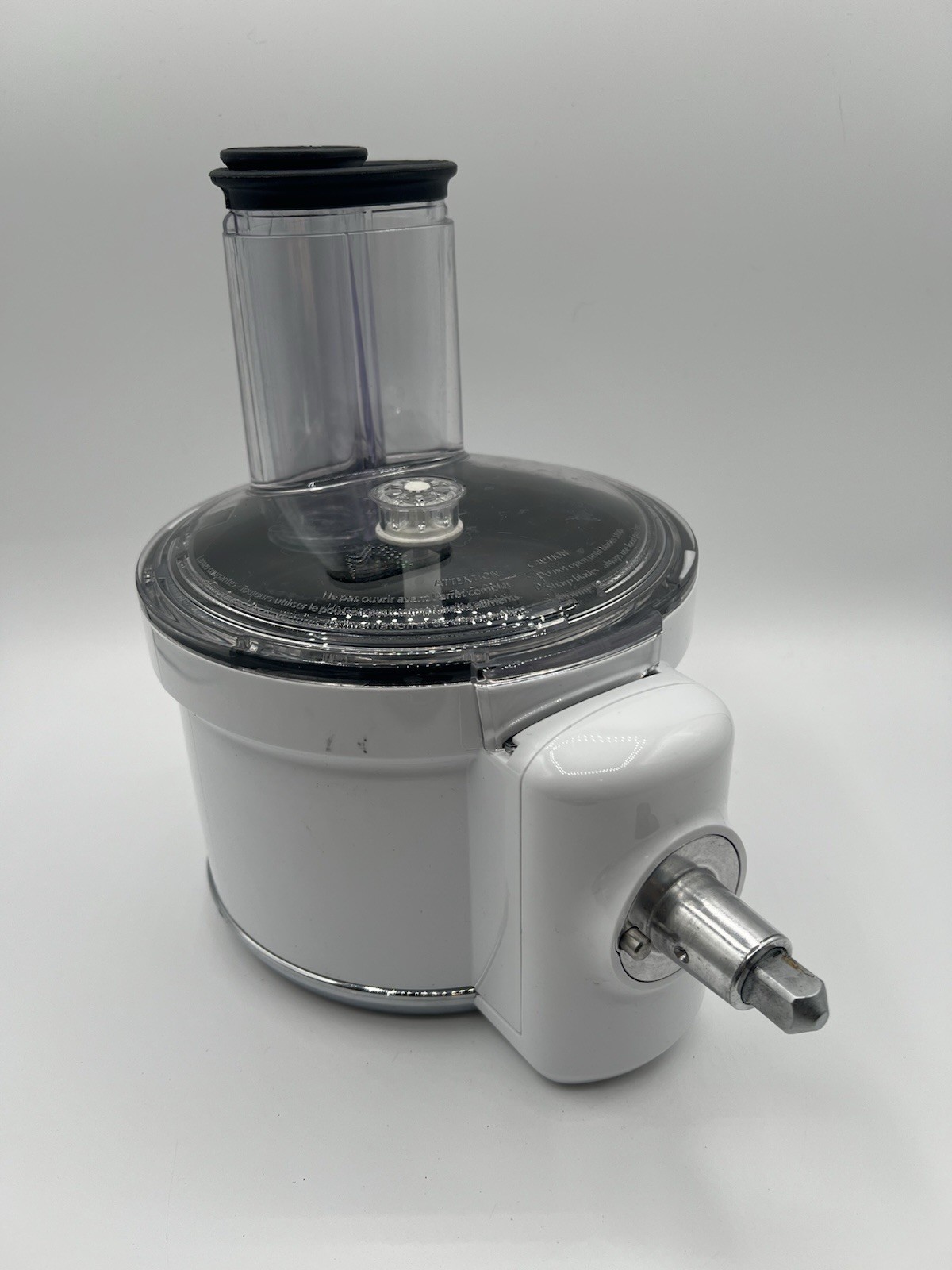 KitchenAid Food Processor Attachment Slicer Shredder Disc Set w Bowl Very Good