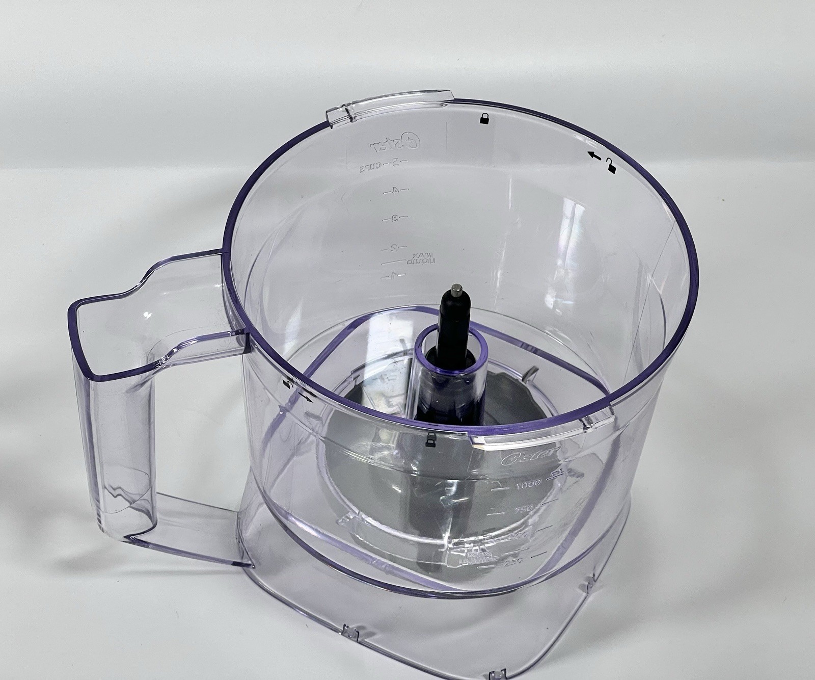 Oster 5 Cup Food Processor Pre Work Bowl/Jar Replacement Parts Only Clear OEM