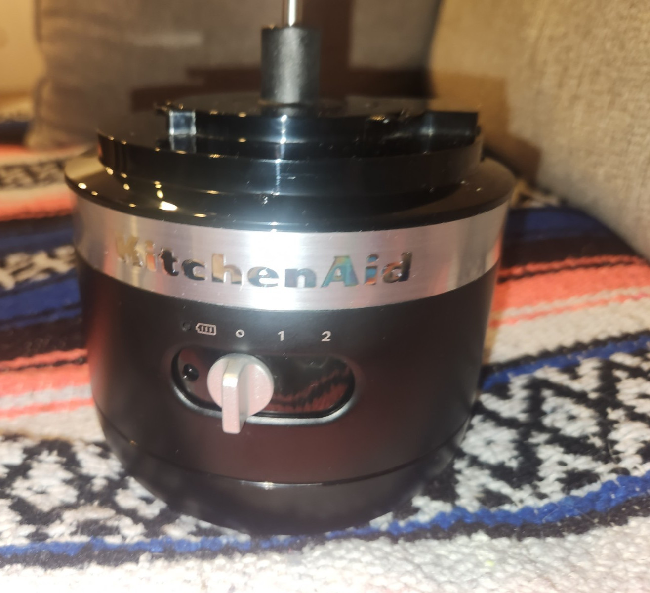Kitchen Aid Chopper Model KFCB519BM Black Base Motor Only Tested