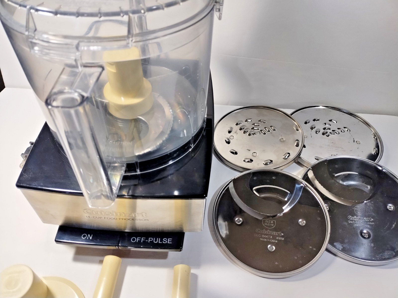 Cuisinart 14 Cup Food Processor Brushed Stainless Black DFP-14BCN Type 33