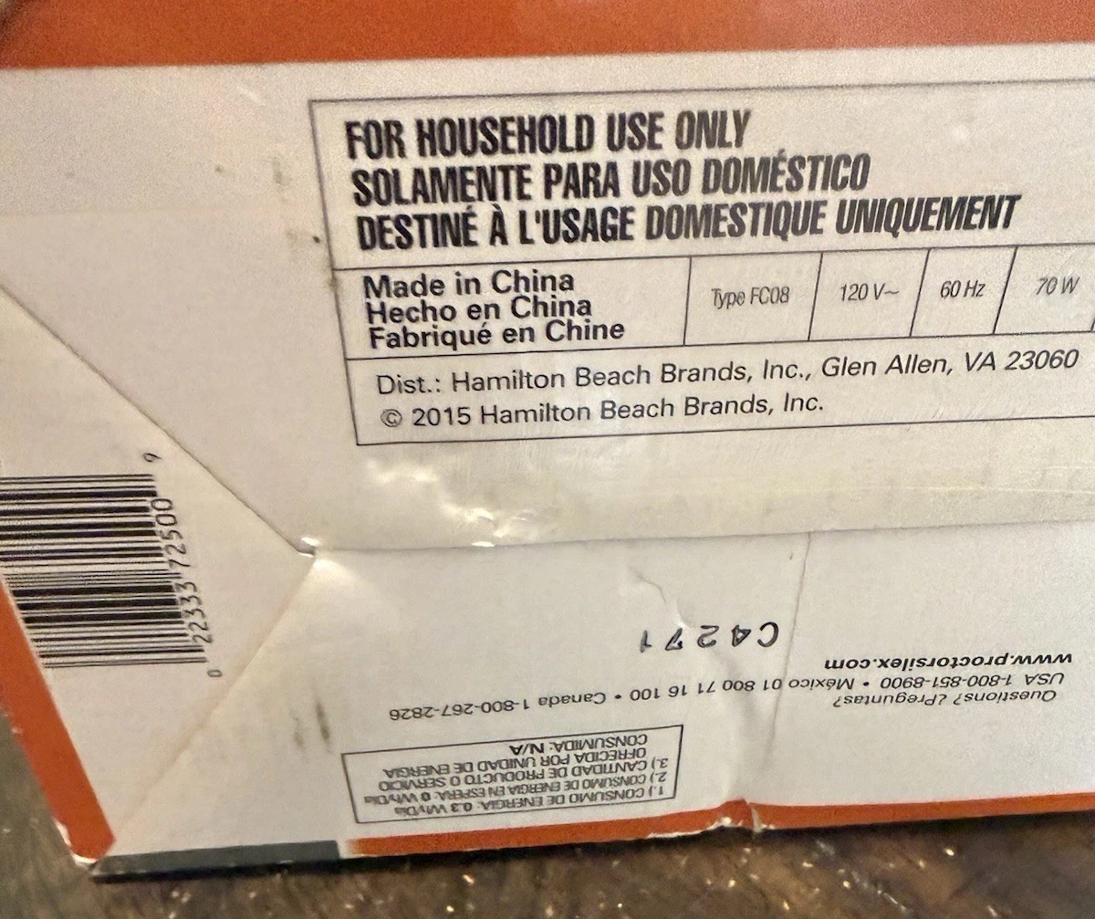 Proctor Silex Durable Food Processor 1.5 Cup New In Box Model White 2015