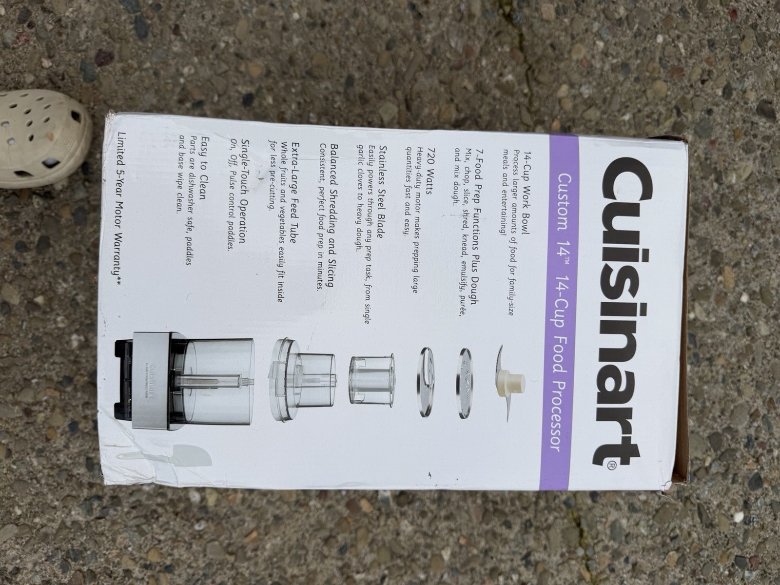 Cuisinart Custom 14 DFP-14BCNY 14-Cup 720W Food Processor Stainless Steel