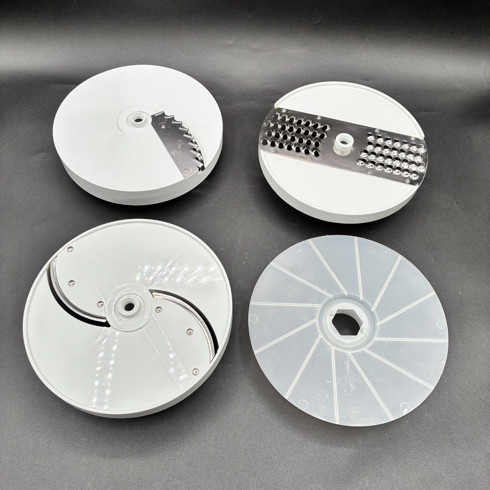 3 Oster Regency Kitchen Center Food Processor Slicing Shredding Cut Disc Blades