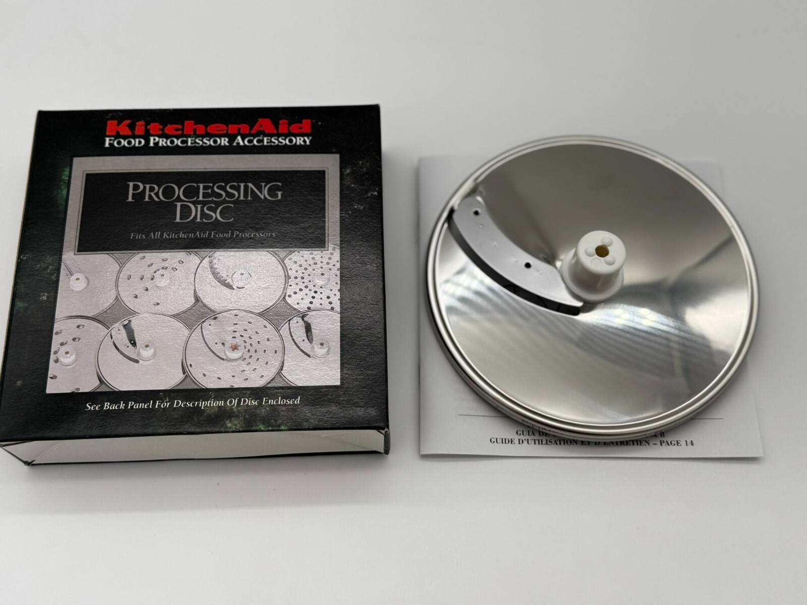 KITCHEN AID Food Processor THICK (6MM) SLICING DISC KFPSL6 Unused In Box