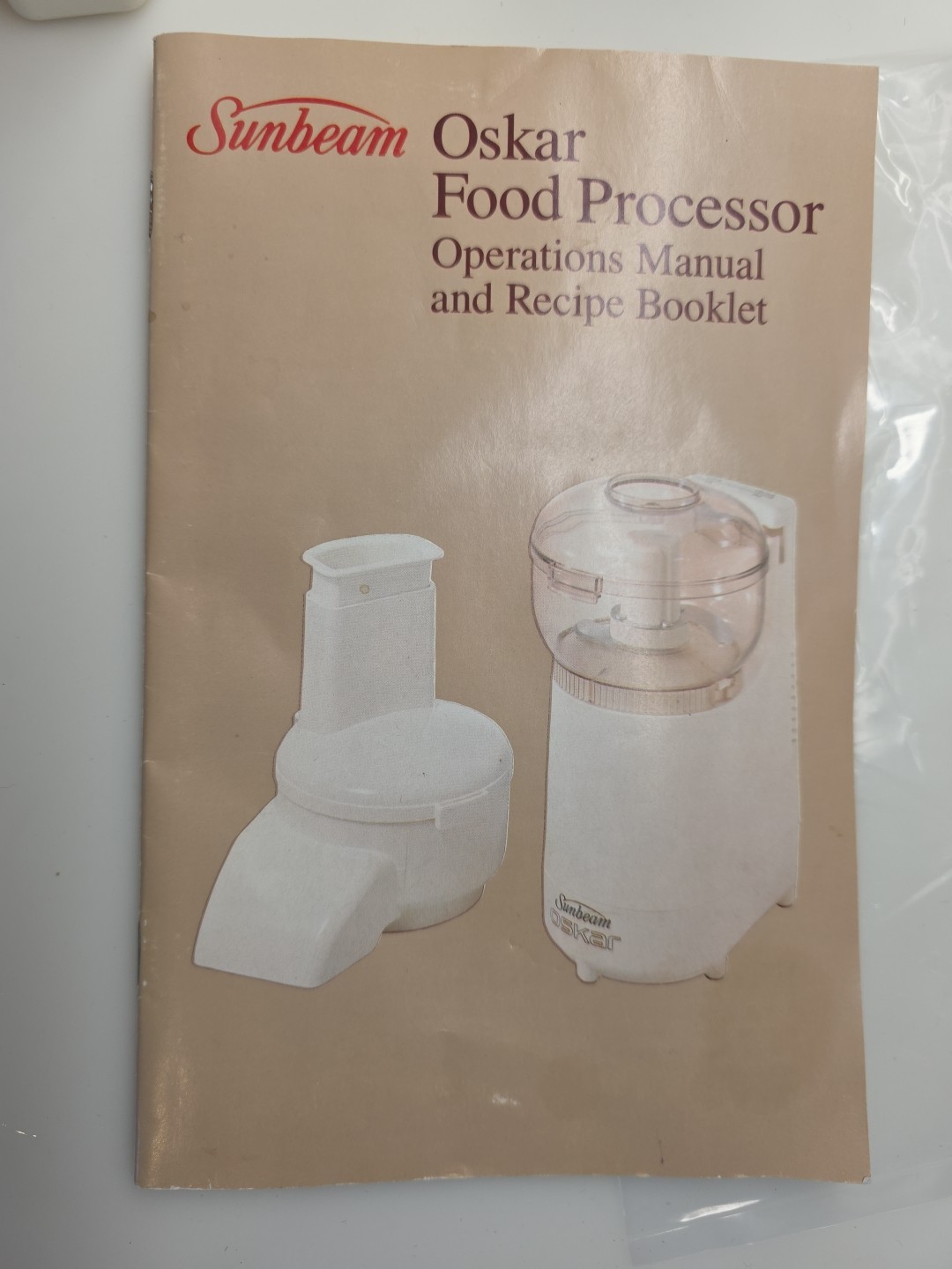 Sunbeam Oskar 14081 Food Processor Complete w/ Manual WORKS