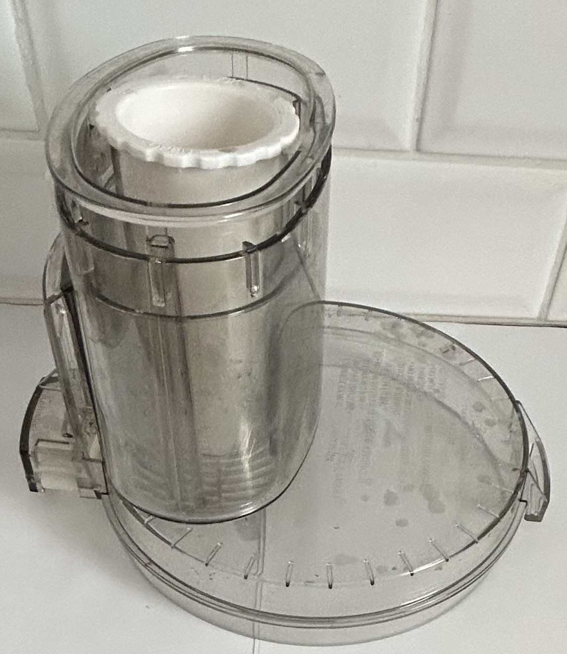 Cuisinart Pro Classic DLC-10S 7 Cup Food Processor Replacement Lid Chute Pusher
