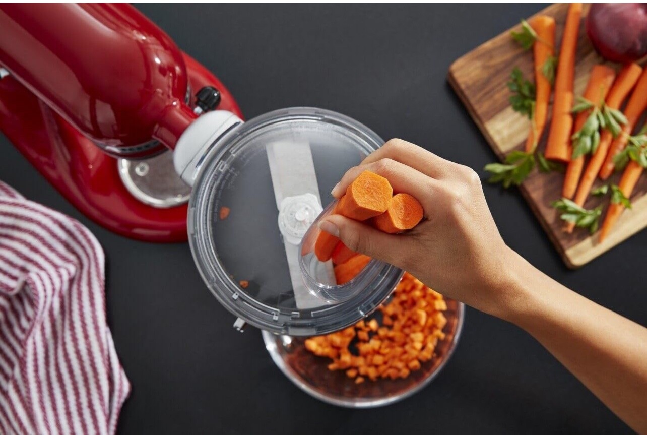 “KitchenAid Food Processor Attachment: Dicing Kit – Silver”