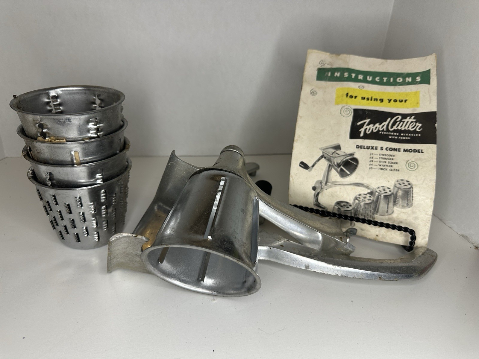 Food Cutter Deluxe 5 Cone Model