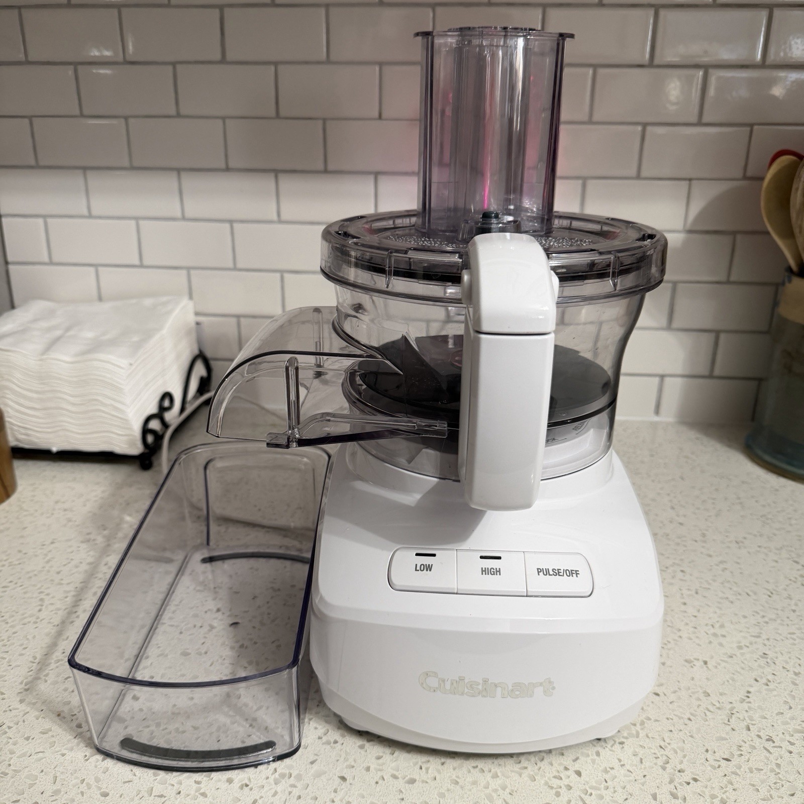 Cuisinart FP-9CF 9-Cup Continuous Feed Core Food Processor -White, 350W