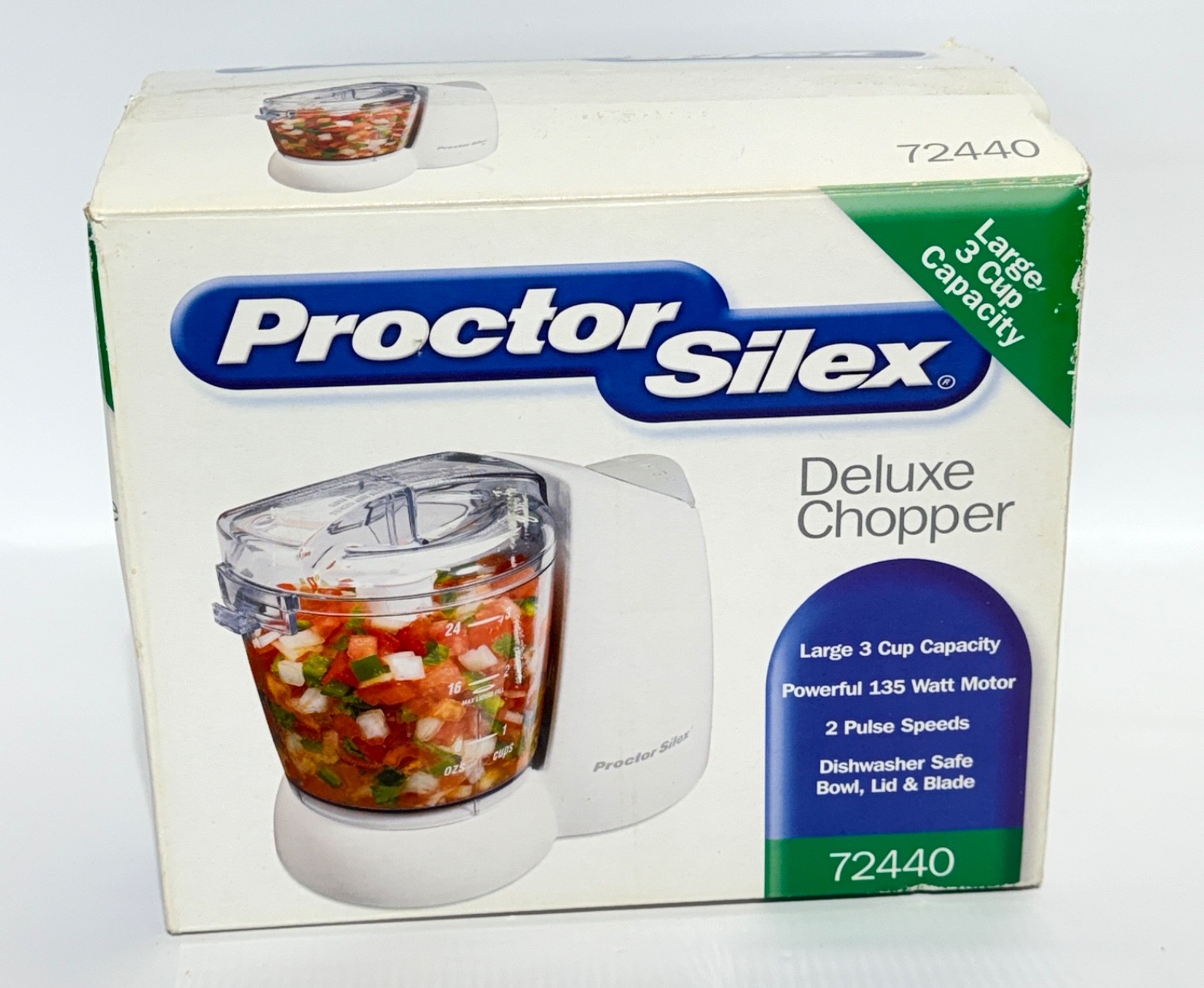 Proctor Silex 3 Cup Deluxe Food Chopper Processor 72440 NEW 2006