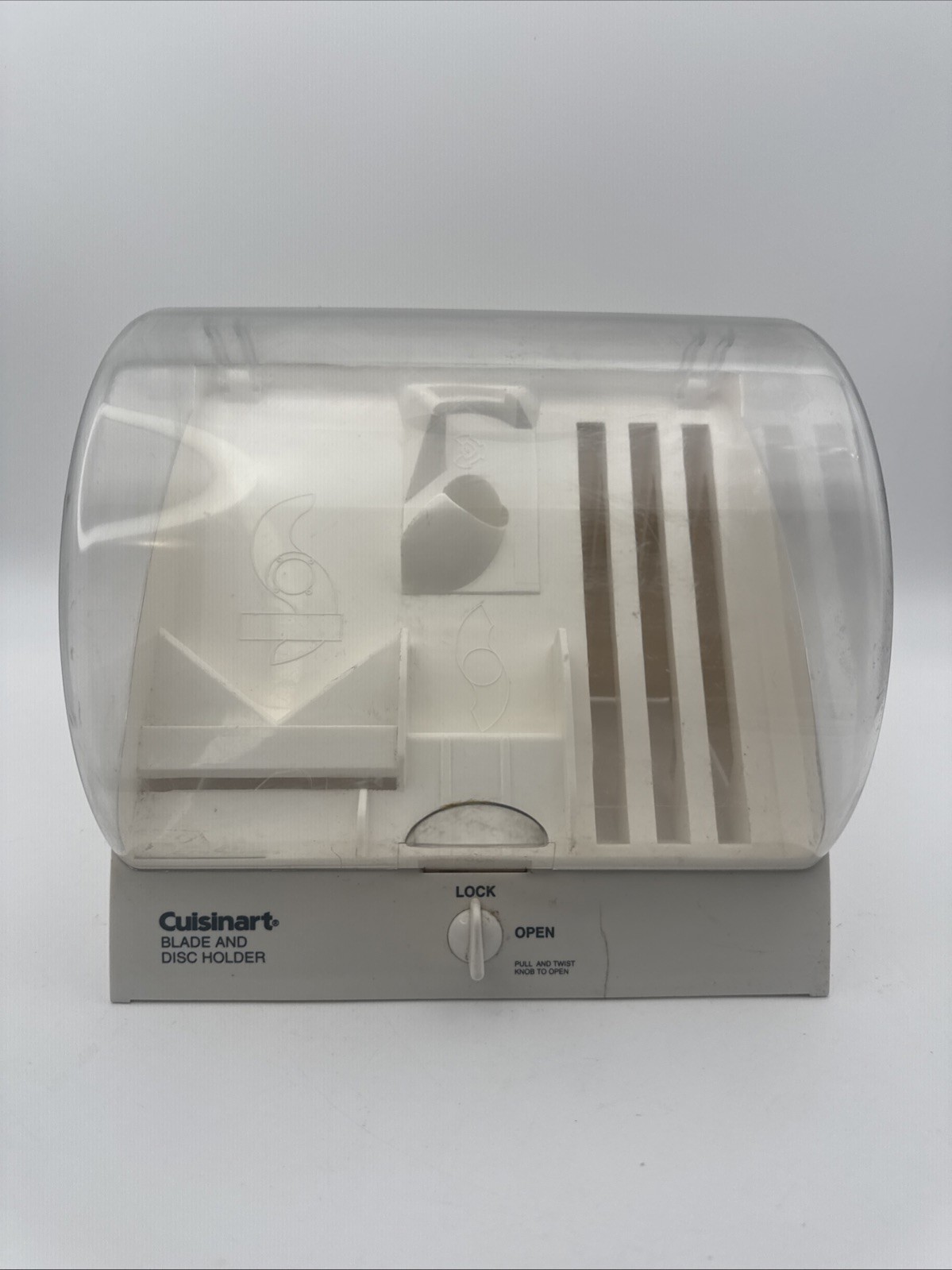 Cuisinart Blade and Disc Holder Storage Box With Safety Lock BDH-2C
