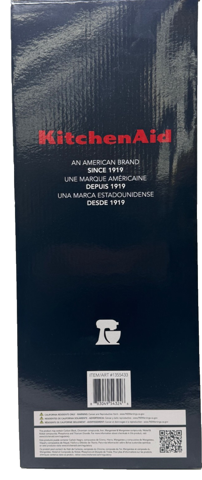 KitchenAid 5 Cup Food Chopper, Blade and Whisk Accessory, Silver, KFC0516CCU